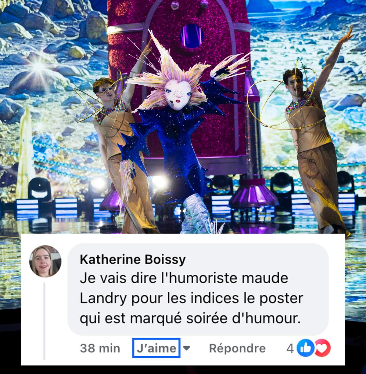 Maude Landry à Chanteurs Masqués?