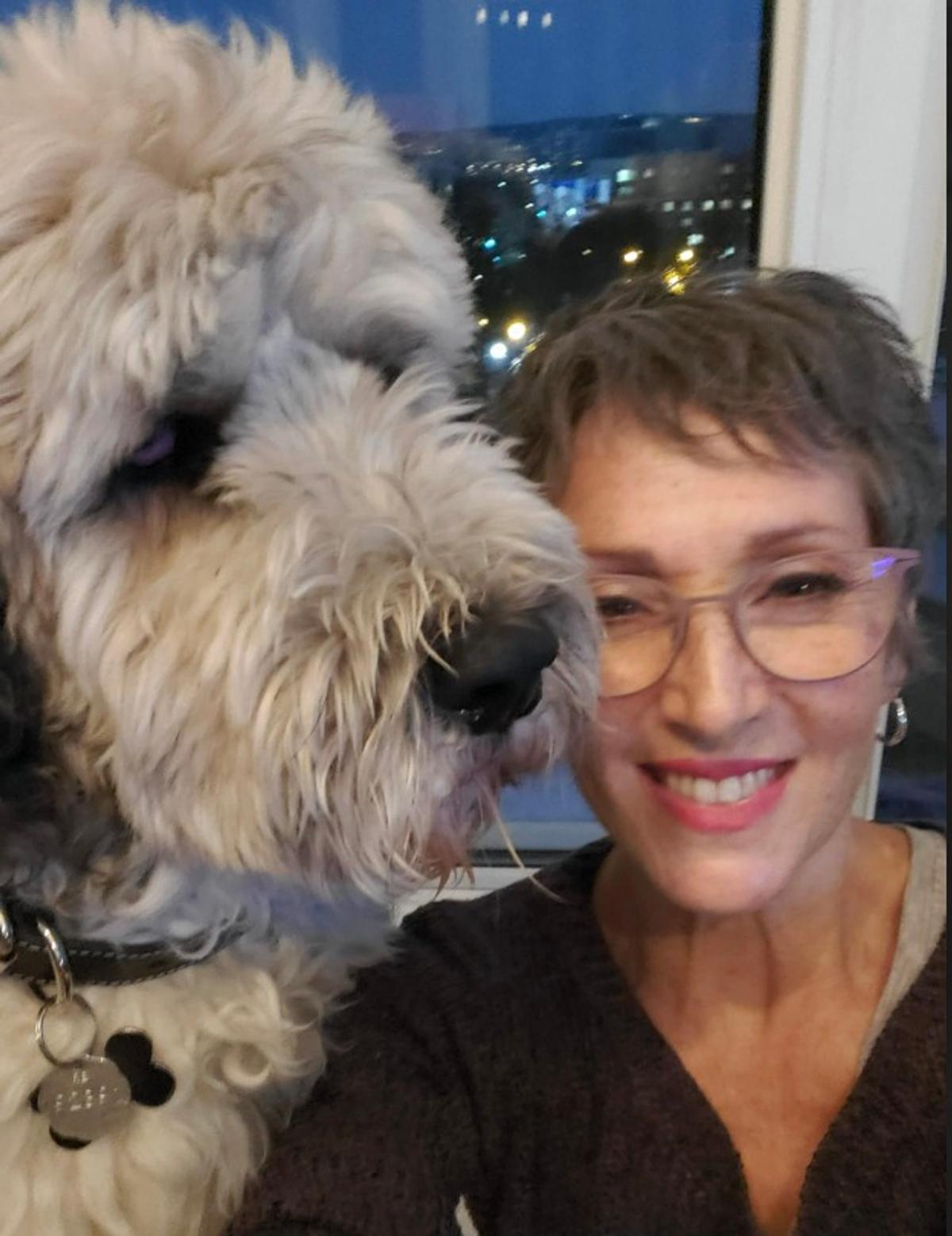 Julie Drolet et son chien Hercule