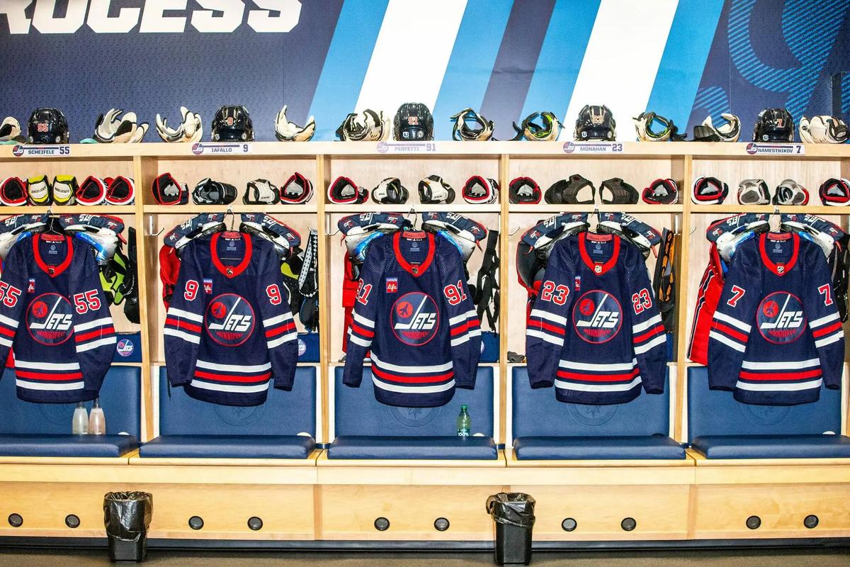 Winnipeg Jets's dressing room