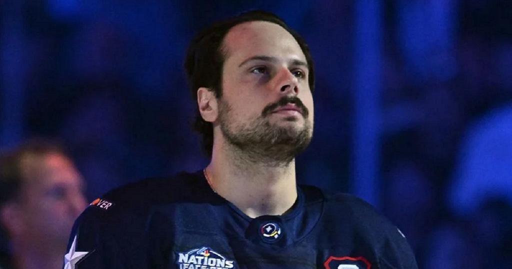 Auston Matthews at the Four Nations Face-Off. MINAS PANAGIOTAKIS-APA