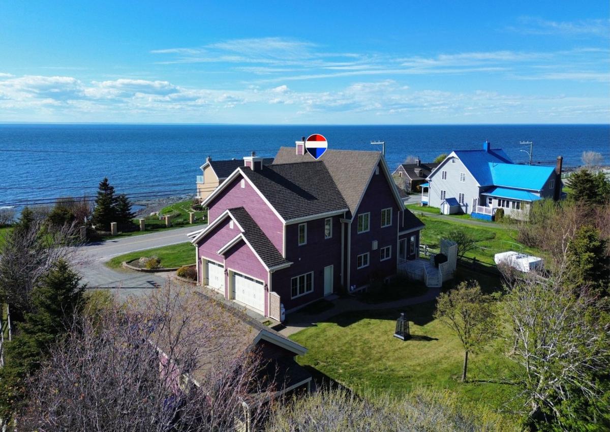 Vue sur le fleuve depuis la propriété