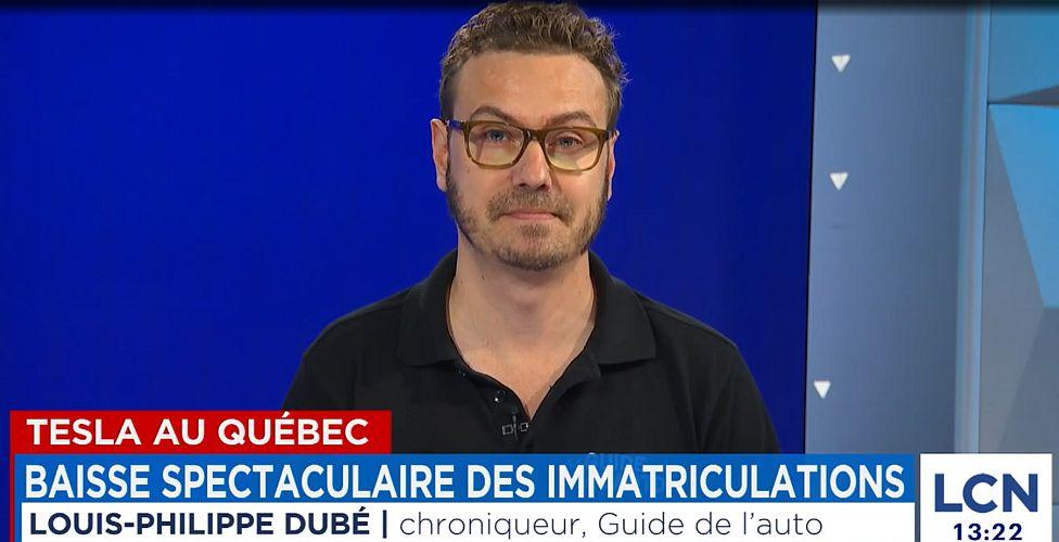 Capture vidéo - TVA Nouvelles, entrevue Louis-Philippe Dubé
