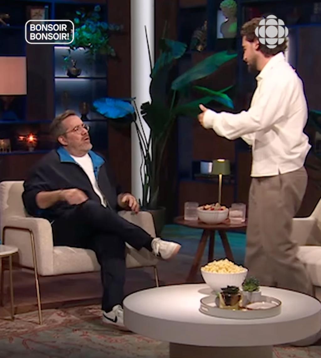 Lou-Pascal Tremblay et Jean-Sébastien Girard à Bonsoir Bonsoir