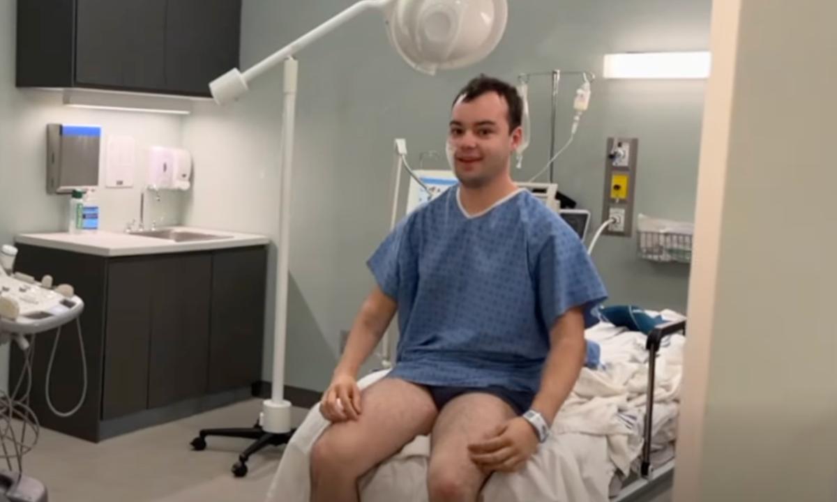 Benjamin Gratton sur le plateau de STAT