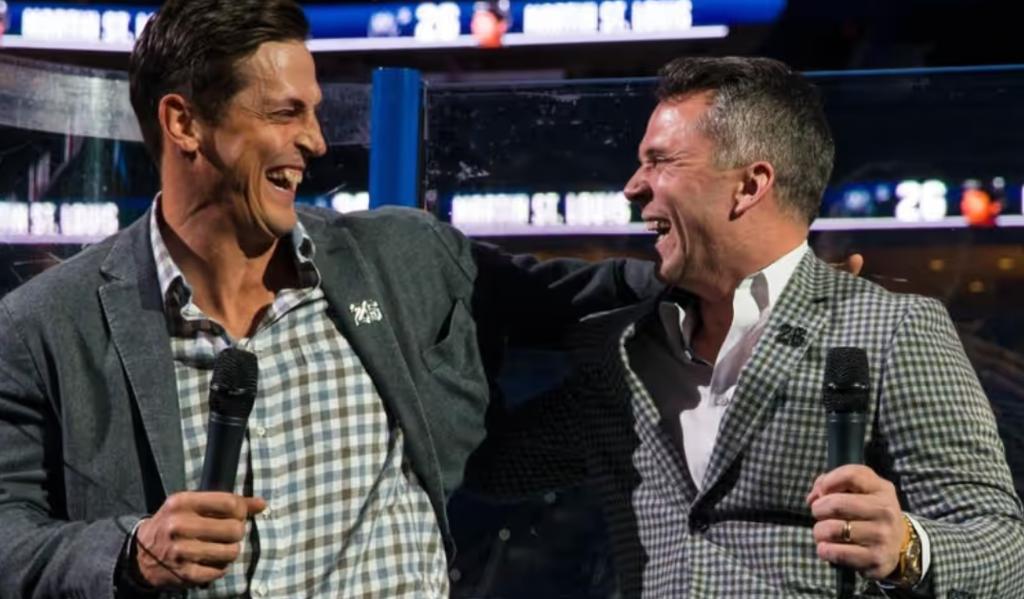 Vincent Lecavalier et Martin St-Louis