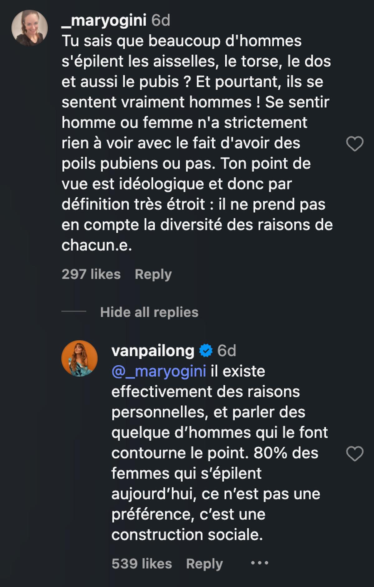 Commentaire de Vanessa pilon