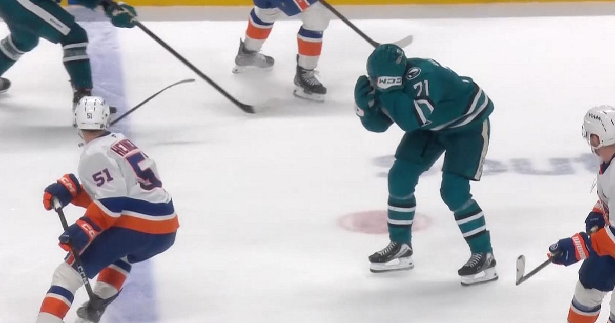 Celebrini-Barzal-Hit-Head