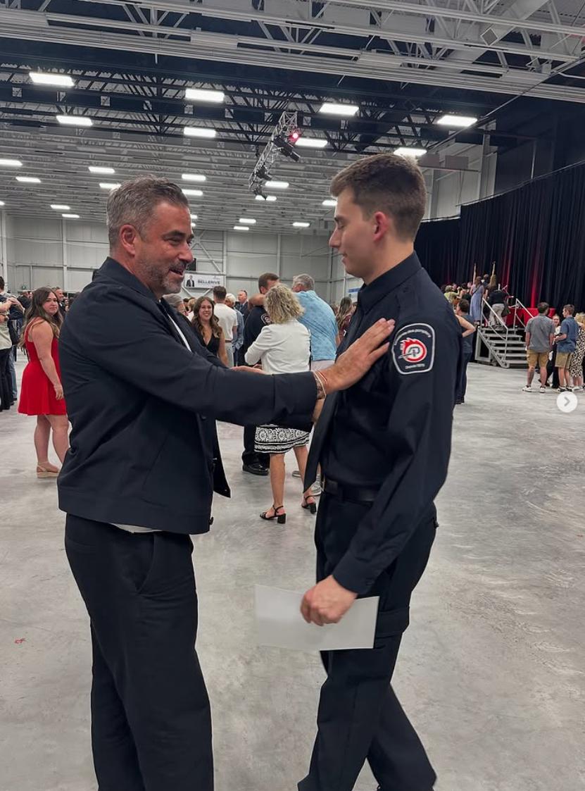 Benoit Gagnon et son fils
