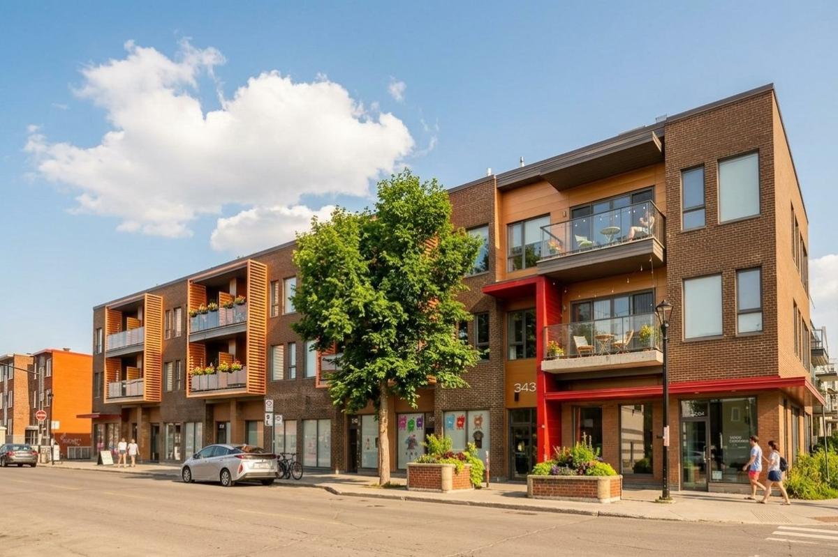 Vue extérieure de la copropriété