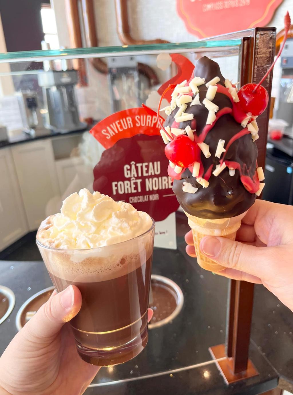 Crème glacée chez Chocolat Favoris