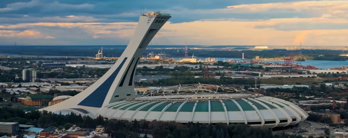Le Stade Olympique à Montréal