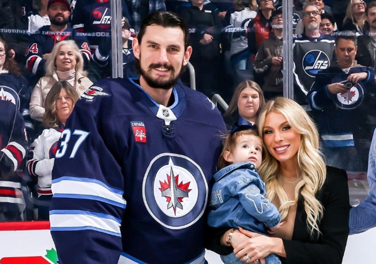 Connor Hellebuyck and Andrea Hellebuyck