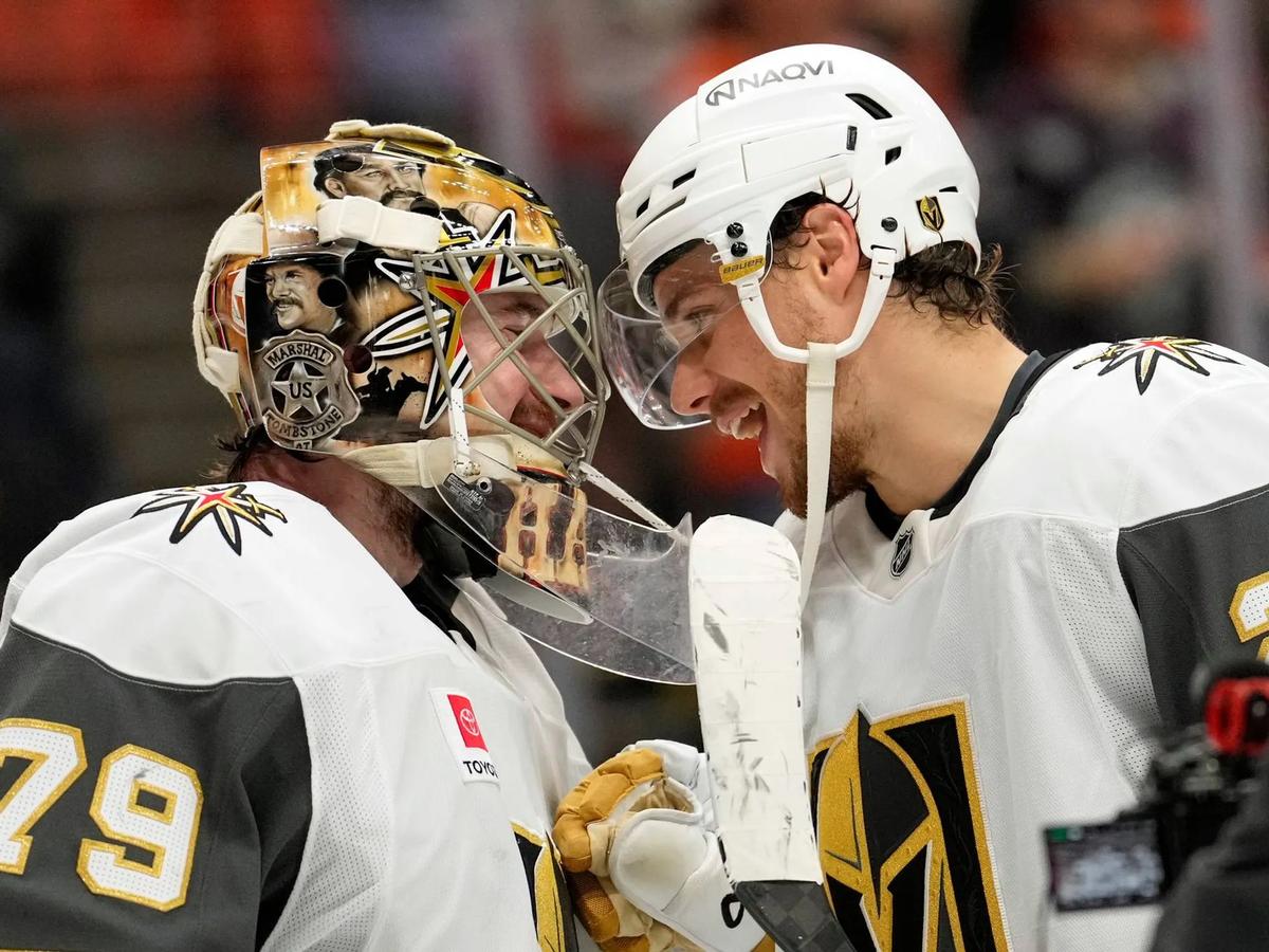 Carter Hart and Brett Howden. 