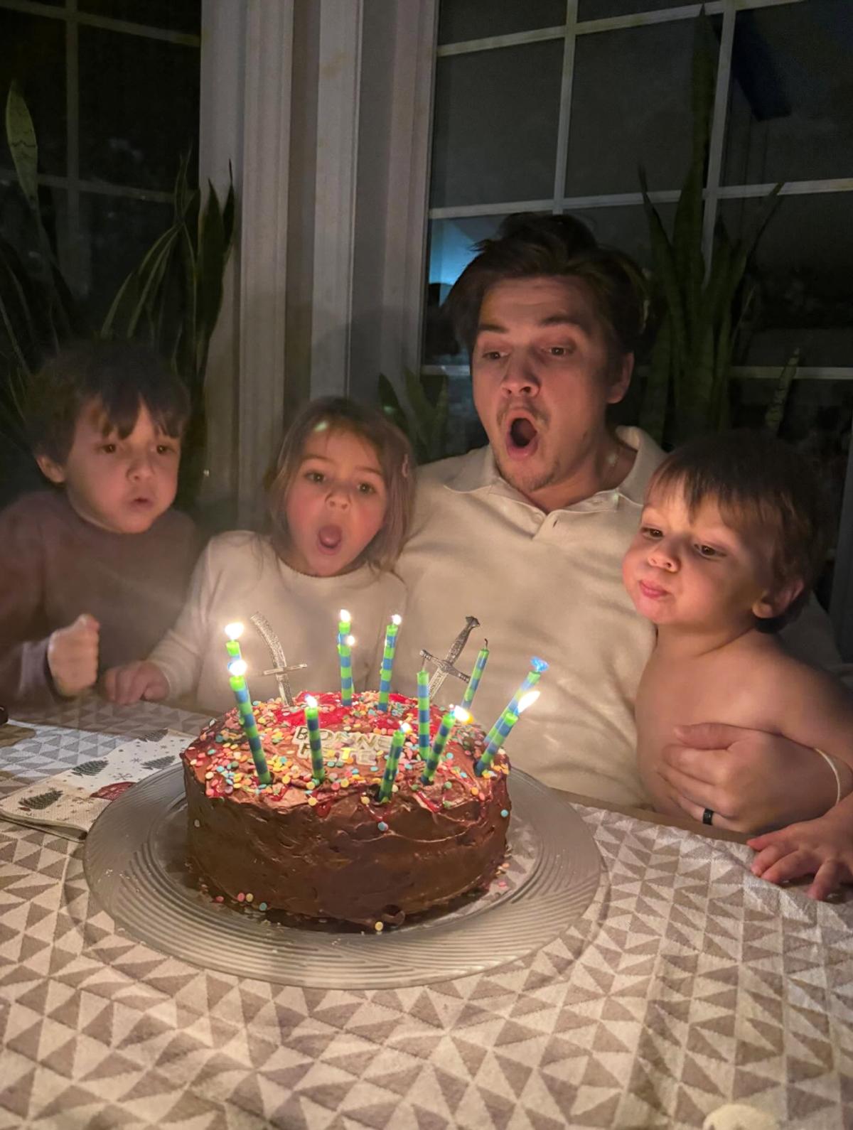 Ludovick Bourgeois et sa famille