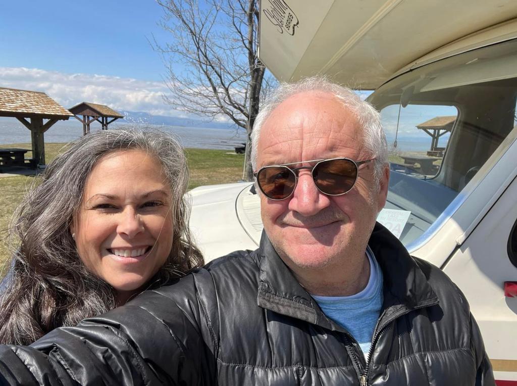 Michel Barrette et sa conjointe