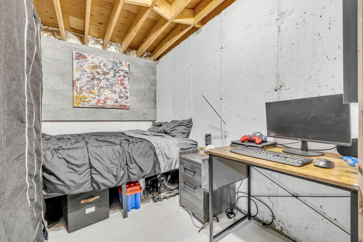 Espace de rangement au sous-sol
