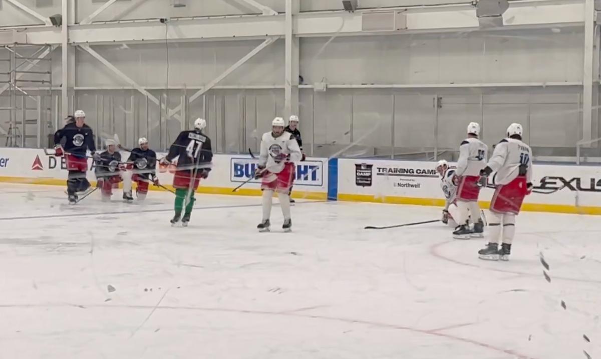 Rangers' practice 