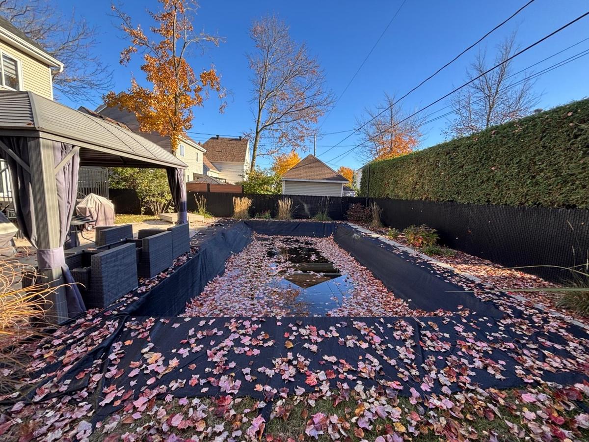 Terrasse et espace piscine