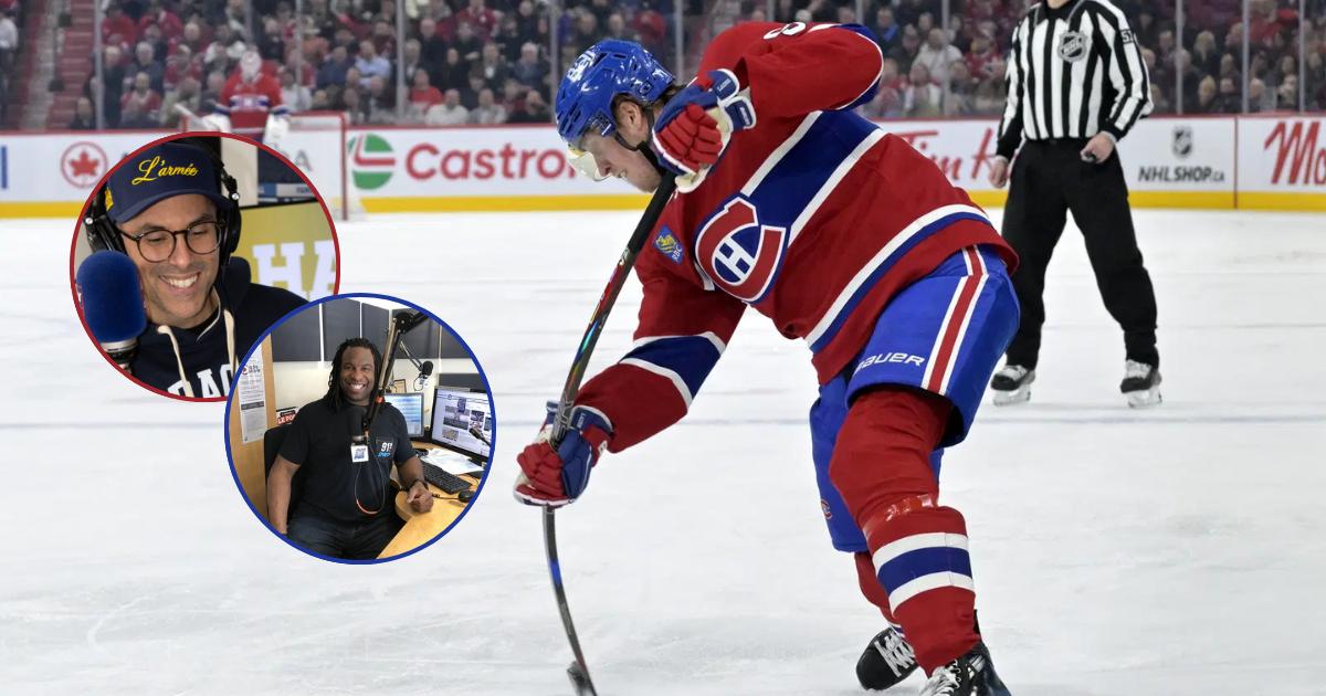 Patrik Laine, George Laraque et Stéphane Gonzalez