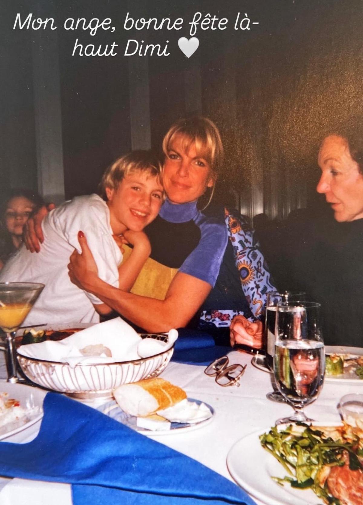 Manon LeBlanc et son fils