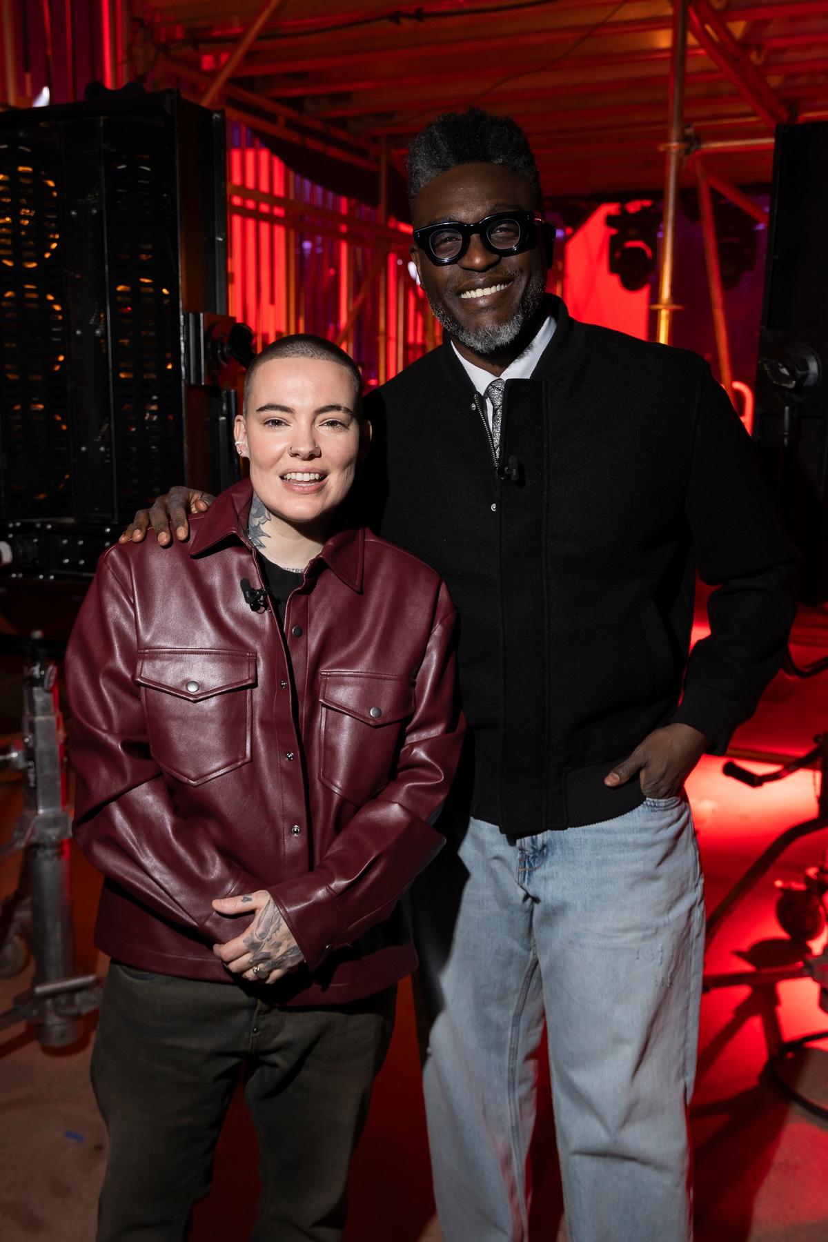 Roxane Bruneau et Corneille à La Voix