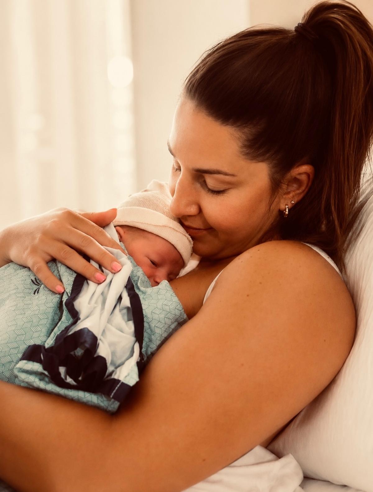 Kim Clavel et son fils Bradley