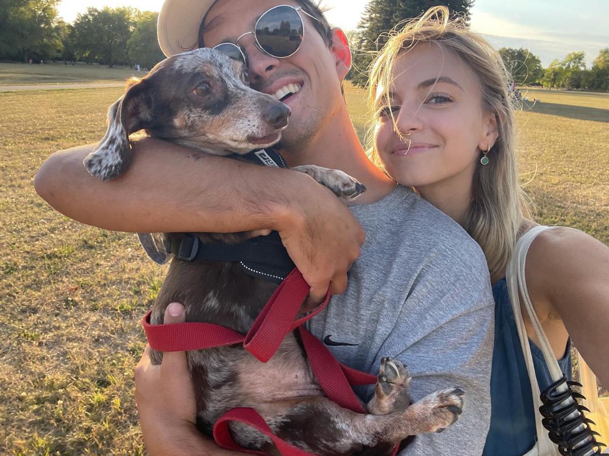 Ludivine Reding et son conjoint