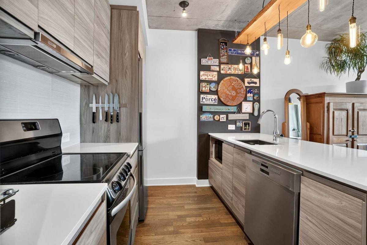 Espace cuisine et séjour