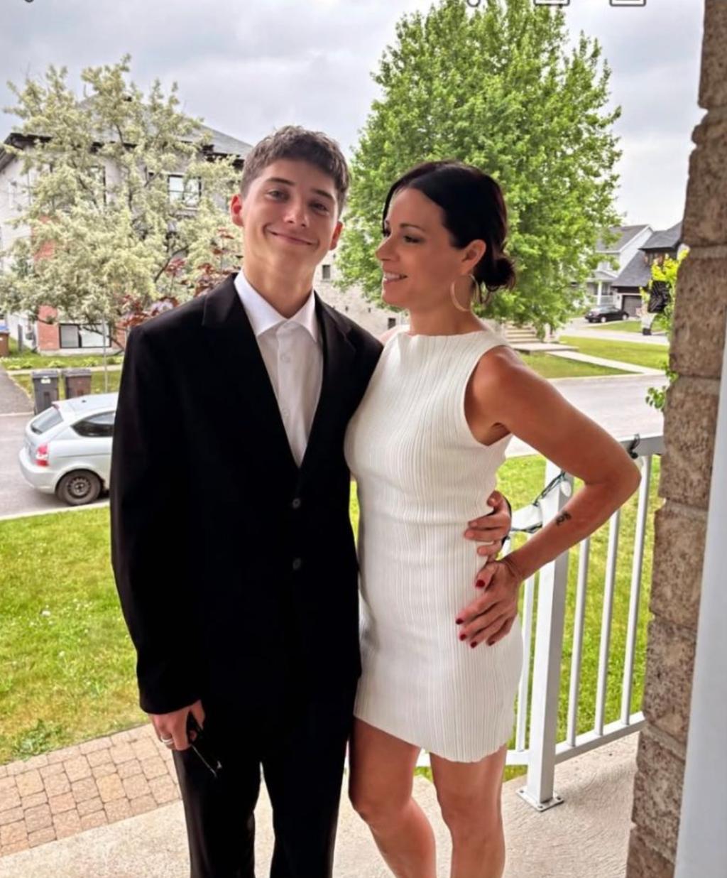 Véronique Banon et son fils Milan Niquet
