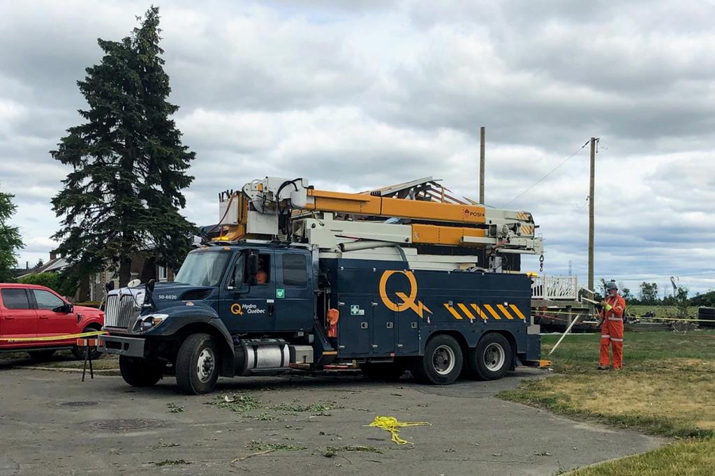 Camion d'Hydro-Québec