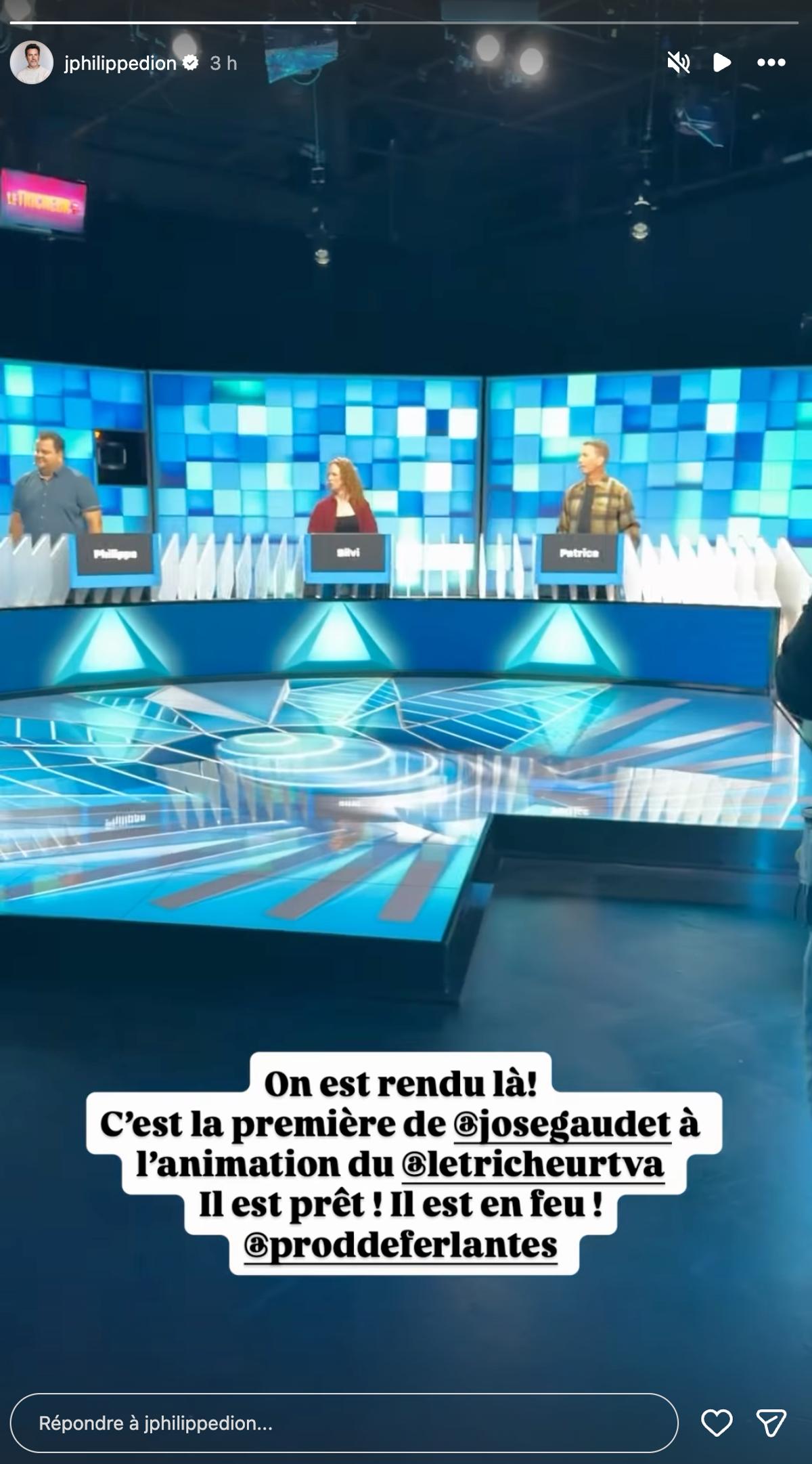 Jean-Philippe Dion dévoile les premiers invités de José Gaudet au Tricheur