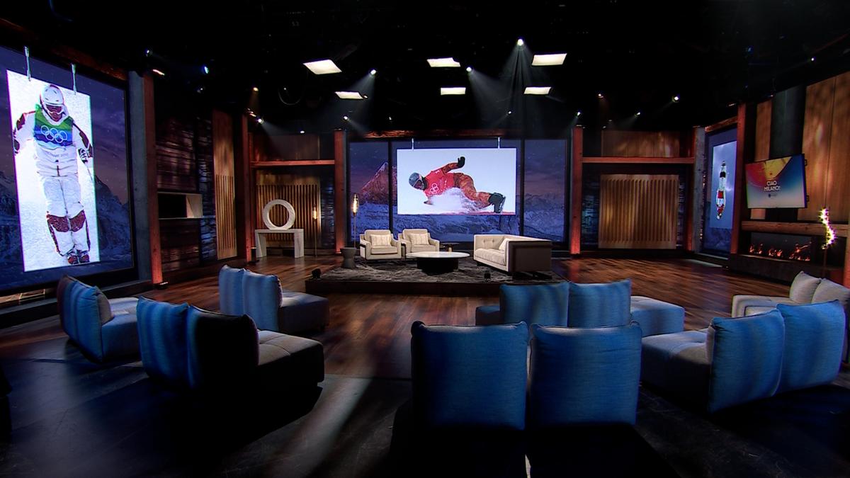 Le décor de l'émission Ciao Milano