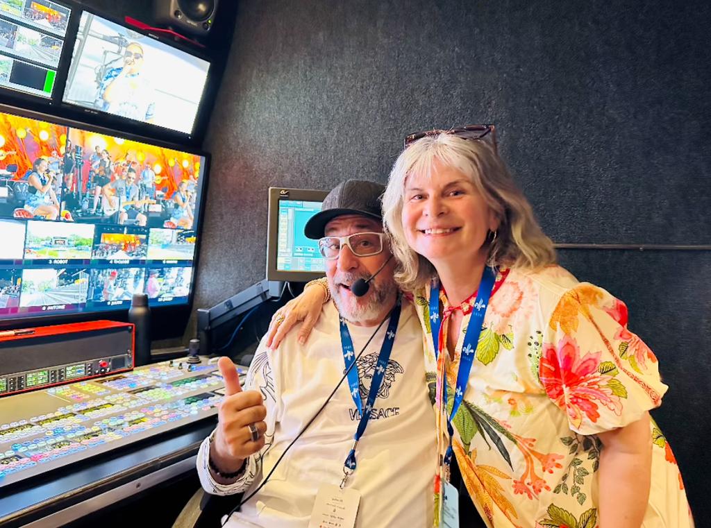 Guylaine Tremblay se prépare à animer le Grand Spectacle au Parc Maisonneuve