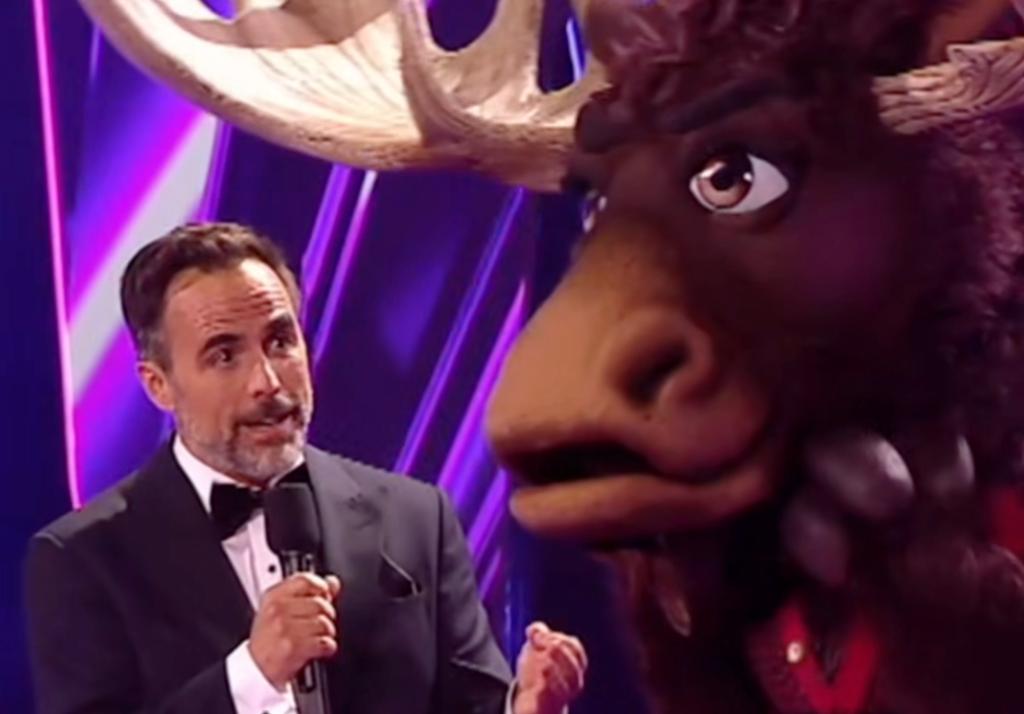 Sébastien Benoît et Claude Poirier à Chanteurs Masqués 