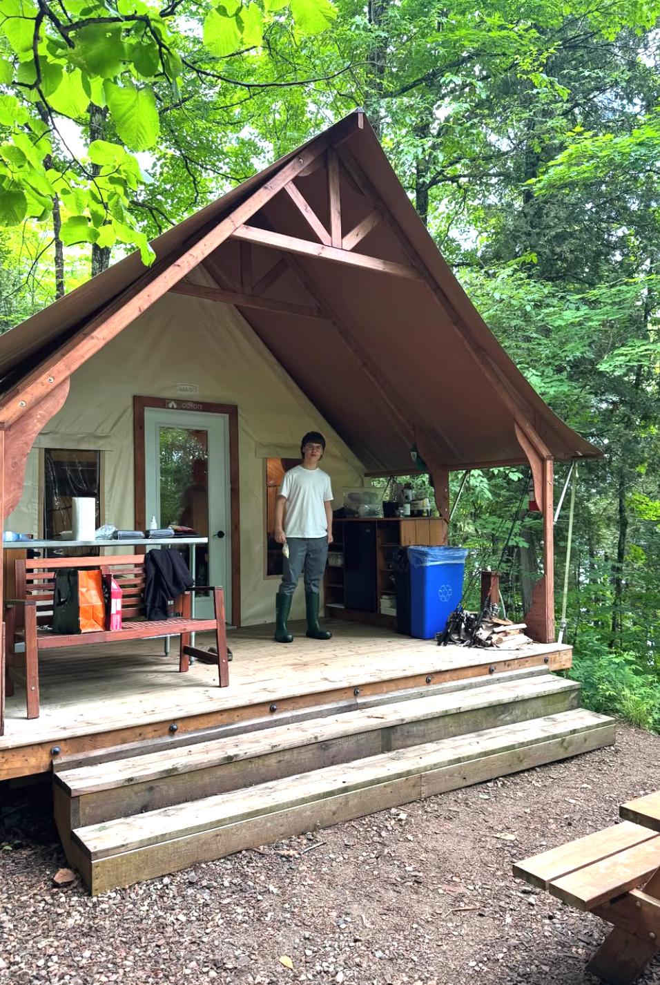 Stéphane Rousseau en vacances avec son fils Axel