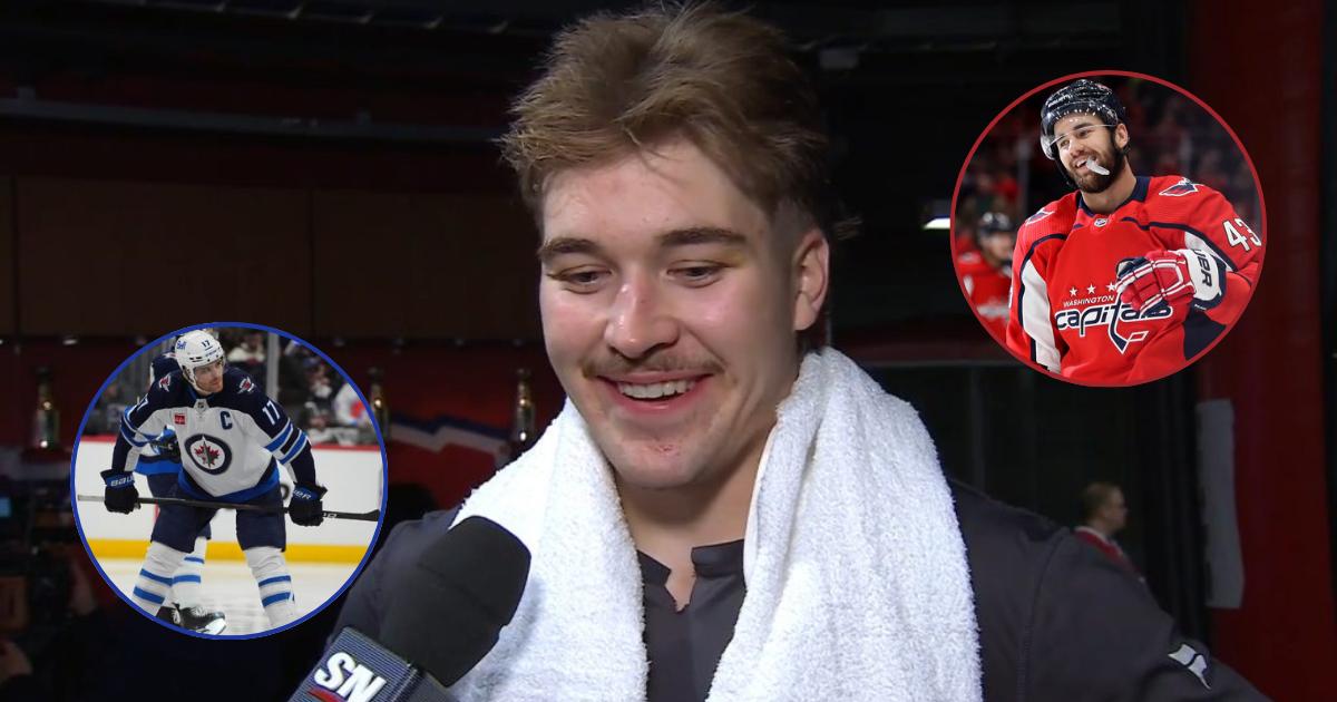 Florian Xhekaj, Adam Lowry et Tom Wilson