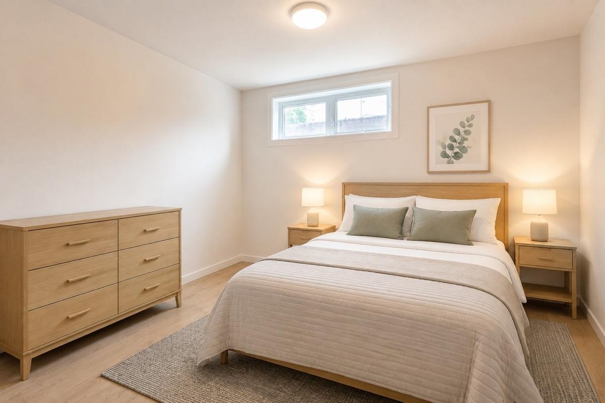 Chambre au sous-sol