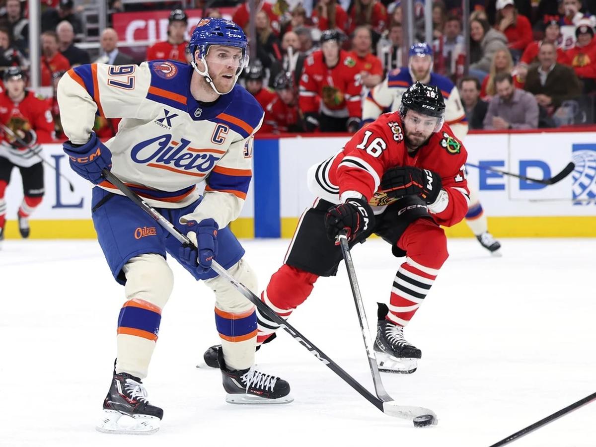 Jason Dickinson against the Oilers.