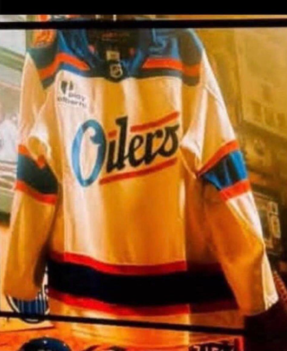 chandail des Oilers