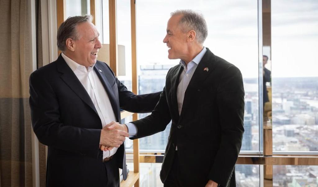 François Legault et Mark Carney