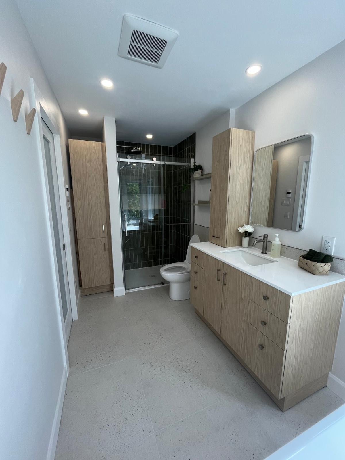 Salle de bain entièrement rénovée