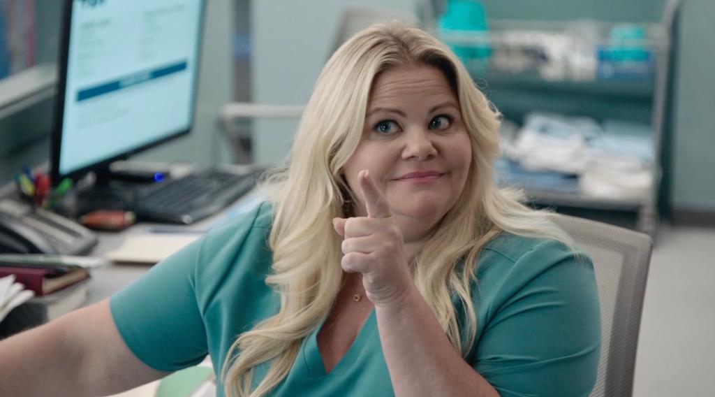 Geneviève Schmidt dans son role d'Isabelle Granger dans STAT