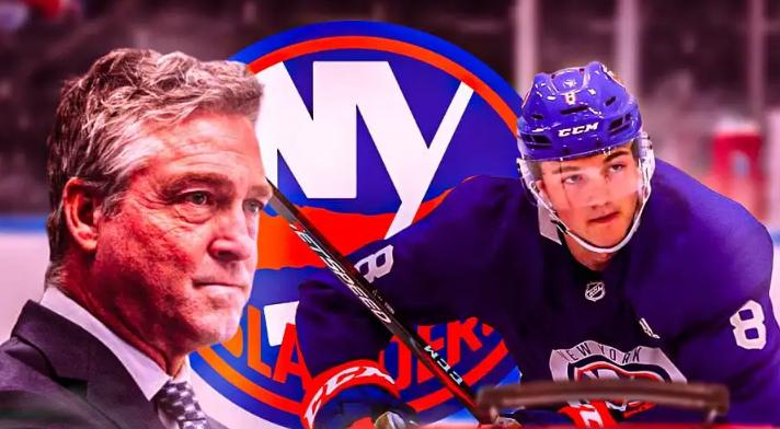 Patrick Roy et Noah Dobson