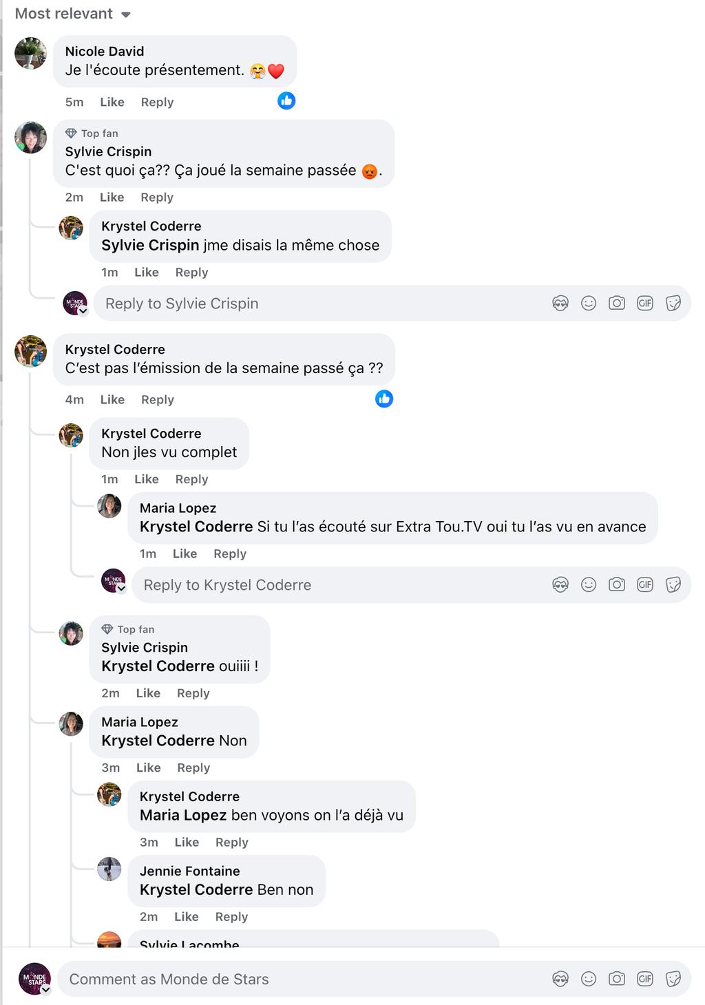 Commentaires sur le format STAT