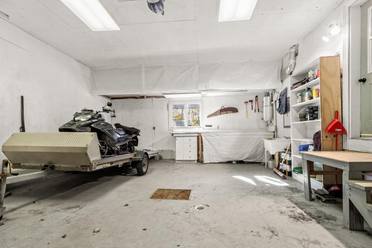 Garage vu de l'extérieur