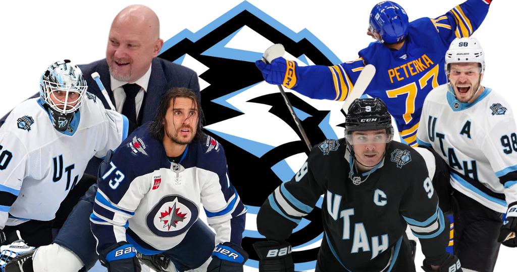 Vejmelka, Tourigny, Tanev, Keller, Sergatchev, Peterka et le logo du Mammoth