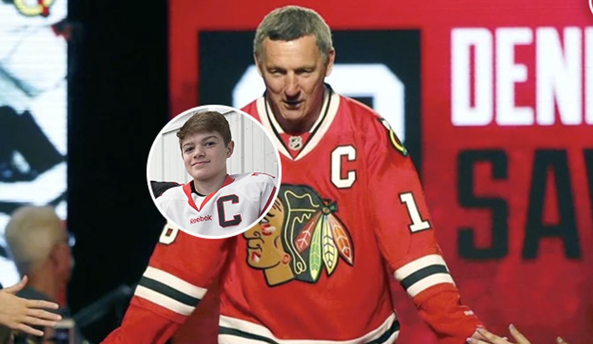 Cole Caufield et Denis Savard