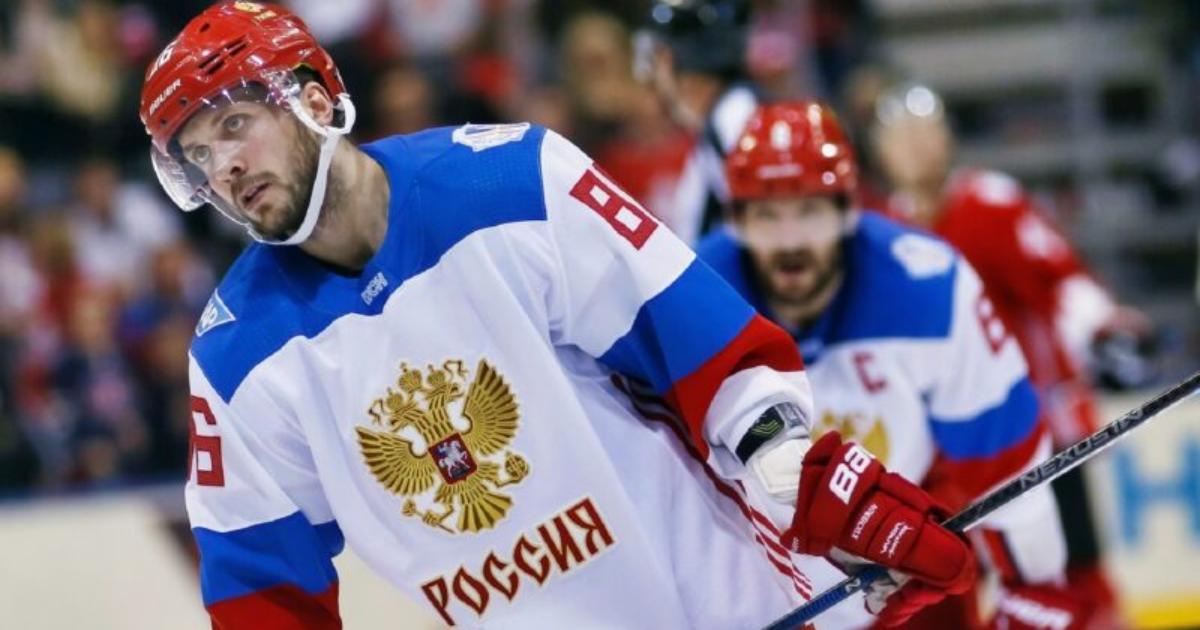Nikita Kucherov et Alexander Ovechkin Équipe Russie