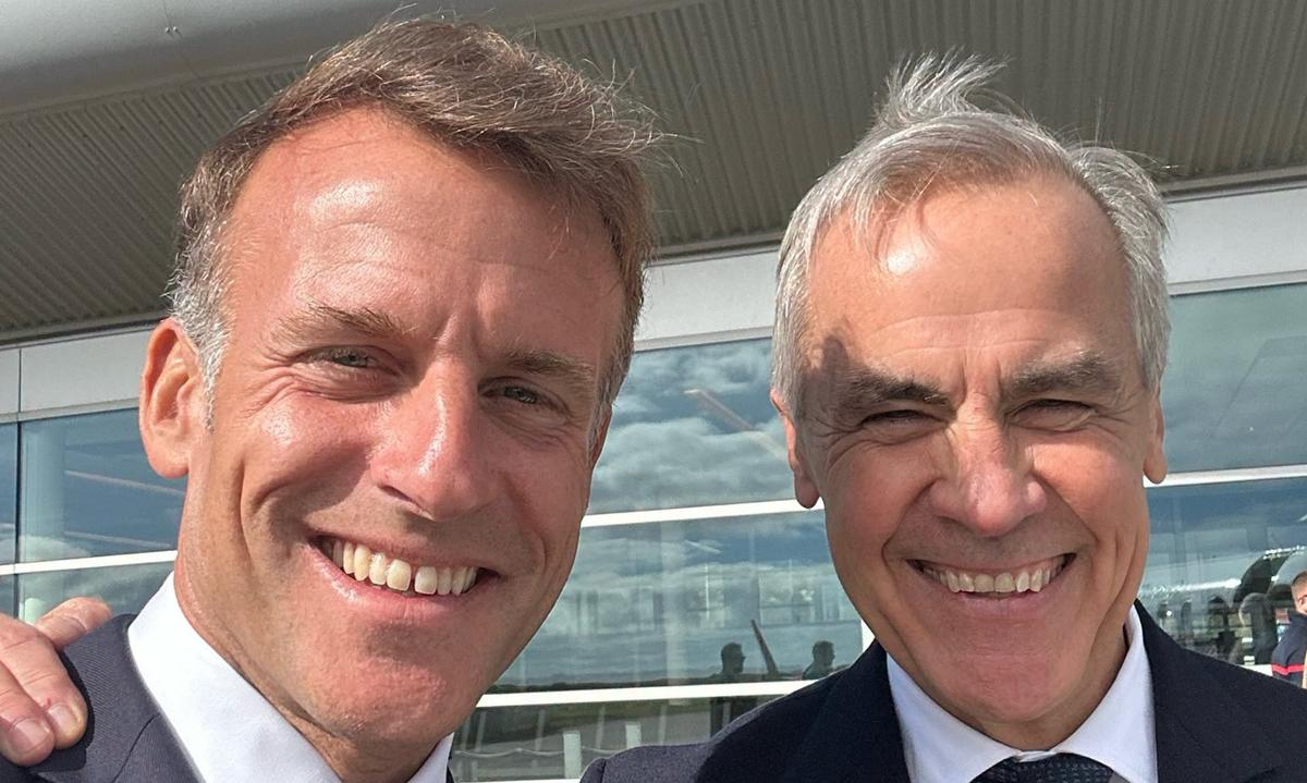 Mark Carney et Emmanuel Macron