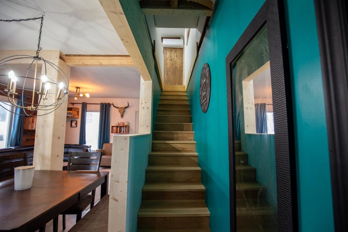 L'escalier vers l'étage